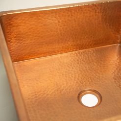Square Undermount Copper Sink - Image 3