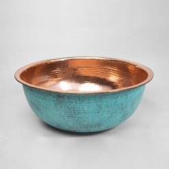 Patina Copper Pedicure Bowl - Image 3