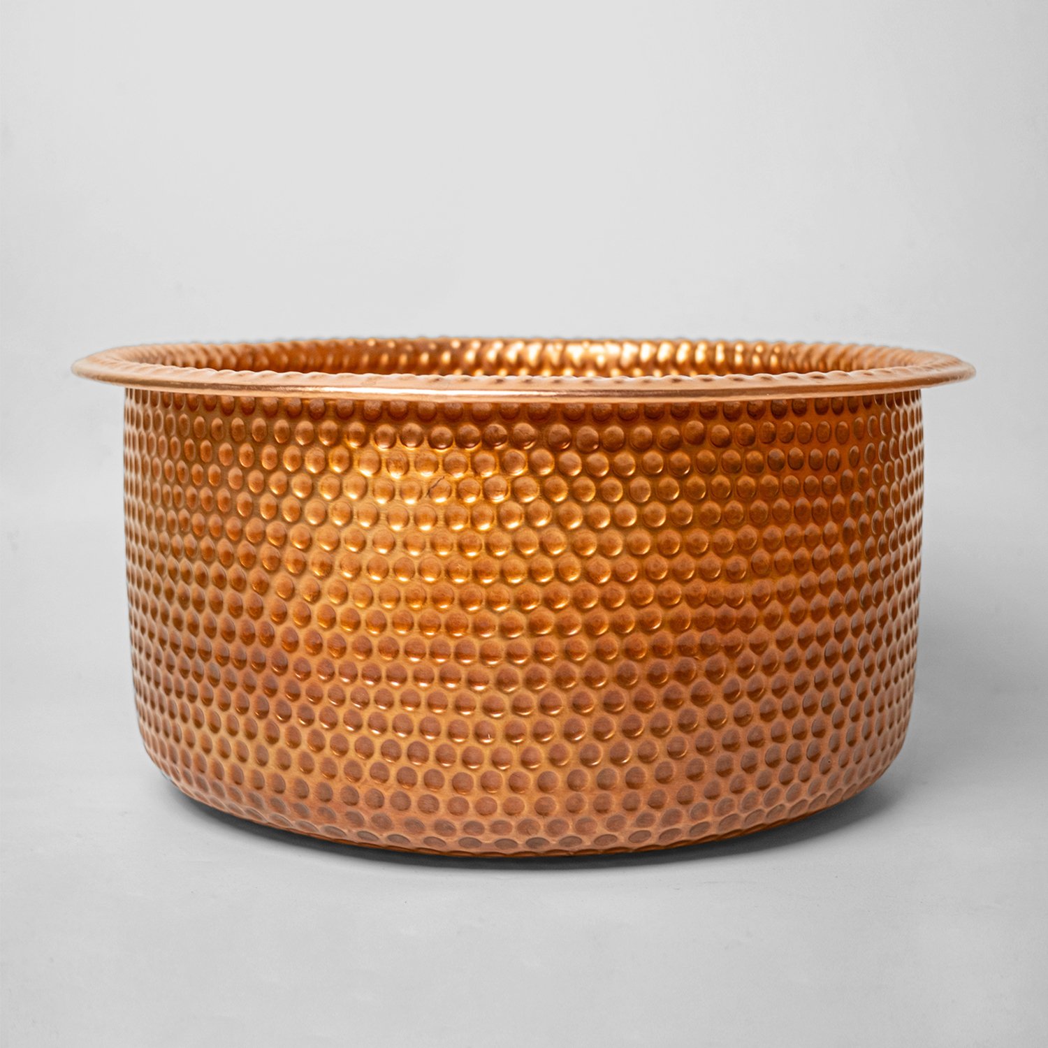 Hammered Copper Pedicure Bowl