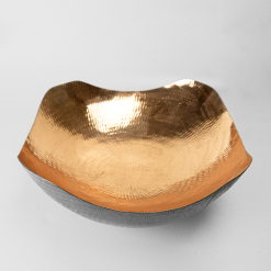 Hammered Copper Fruit Bowl - Image 3