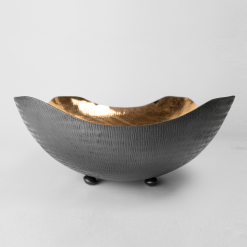 Hammered Copper Fruit Bowl