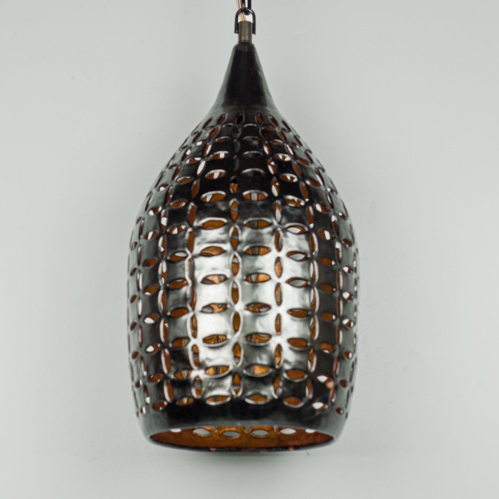 Lampu Ukir Tembaga Hitam