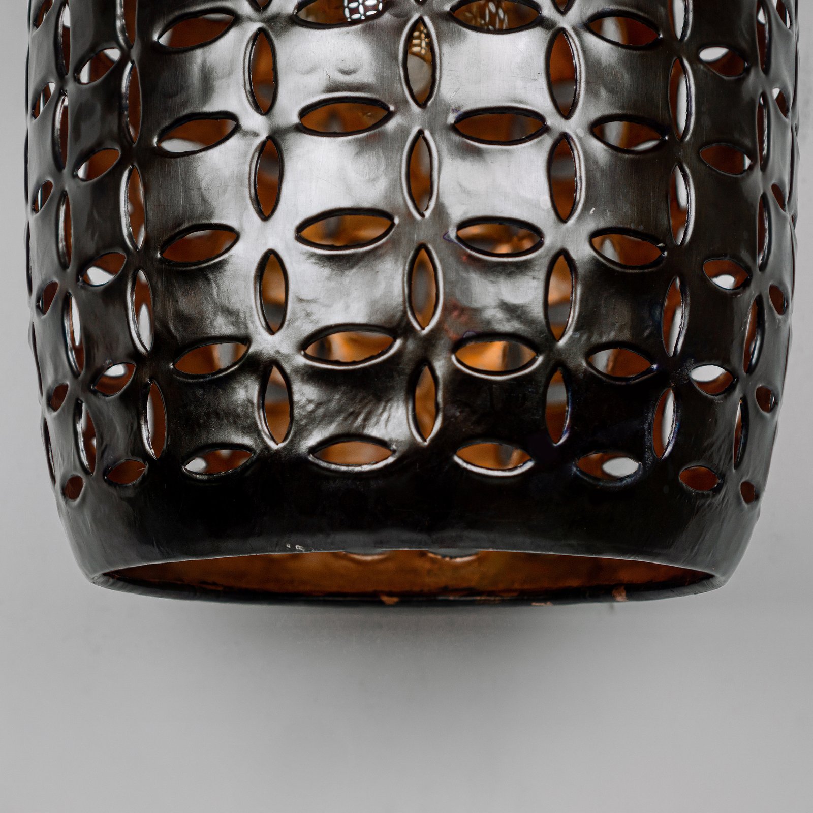 Lampu Ukir Tembaga Hitam - Image 3