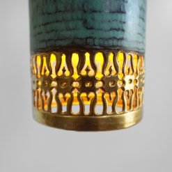 Alternative view of Lampu Gantung Kuningan Aksen Ukir