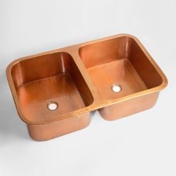 Alternative view of Double Bowl Copper Undermount Sink