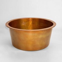 Round Undermount Copper Sink