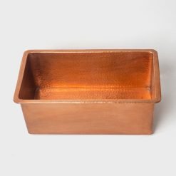 Rectangle Undermount Copper Sink - Image 3