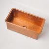 Rectangle Undermount Copper Sink