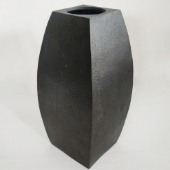 Black Square Copper Vase