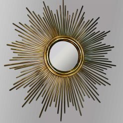 Brass Mirror Frame Wall Decor