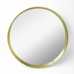 Round Brass Mirror Frame